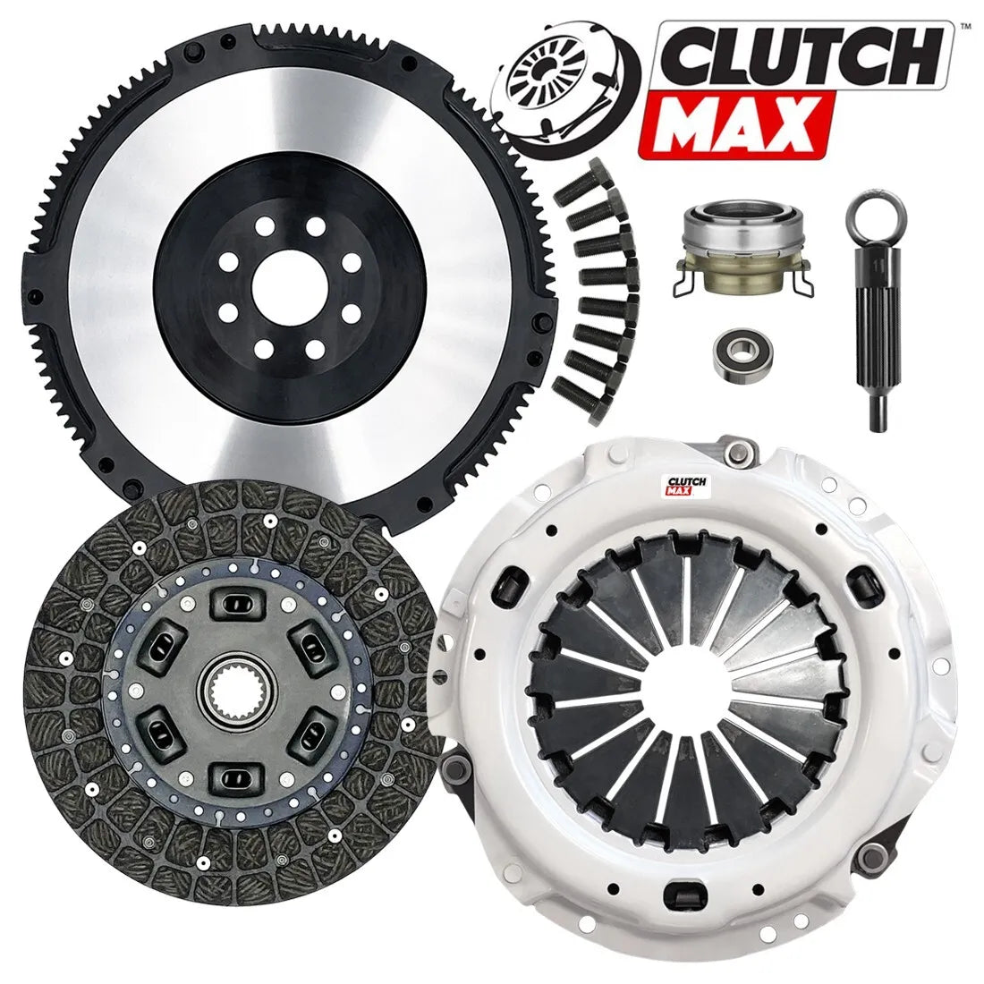 CLUTCHMAX  STAGE 2 CLUTCH KIT & PERFORMANCE CHROMOLY FLYWHEEL BUNDLE SET [CM16085HDLSF-ST2]