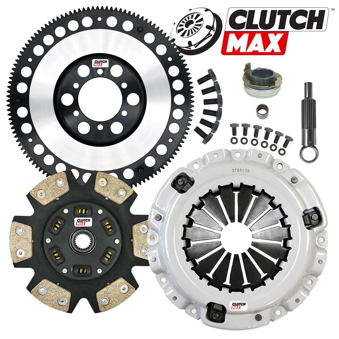 CLUTCHMAX  STAGE 3 CLUTCH KIT & PERFORMANCE CHROMOLY FLYWHEEL BUNDLE SET [CM10061HDCLSF-ST3]