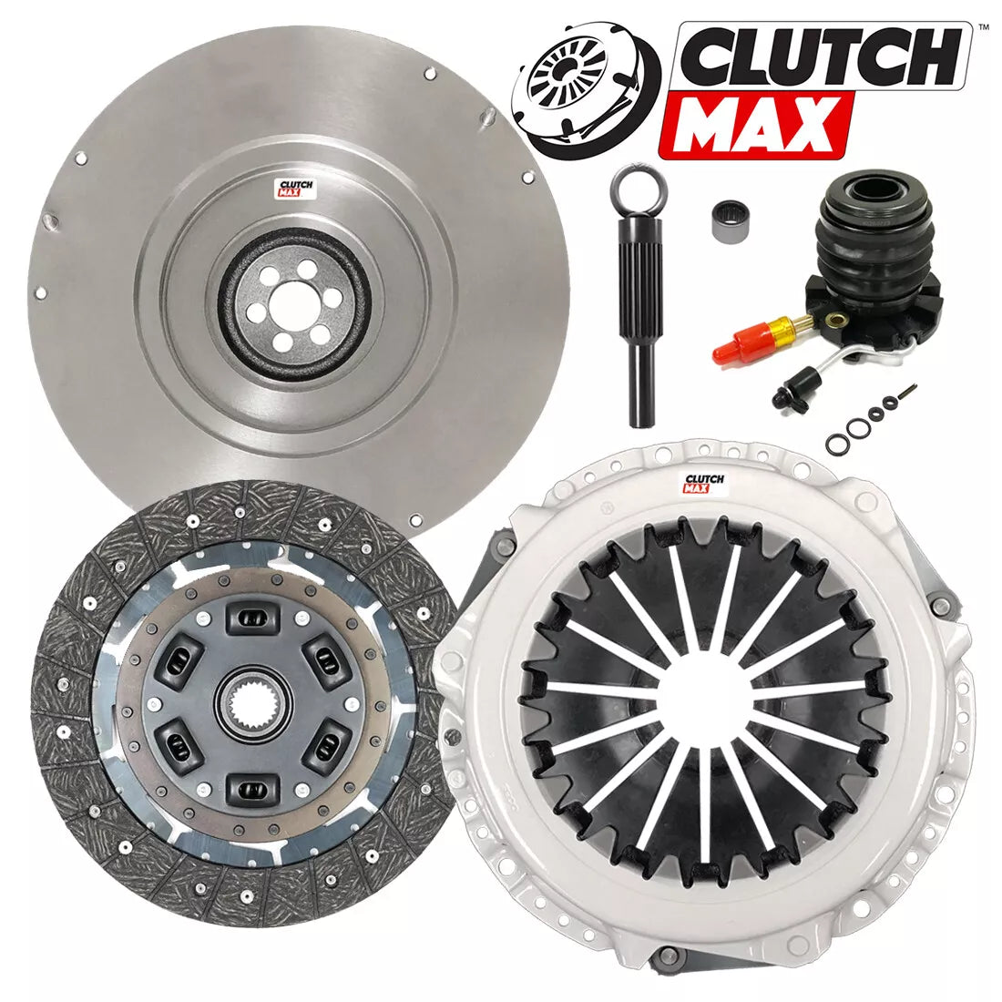 CLUTCHMAX STAGE 1 CLUTCH KIT & FLYWHEEL WITH SLAVE CYLINDER BUNDLE SET [CM07096HDWS-FW167724-ST1]