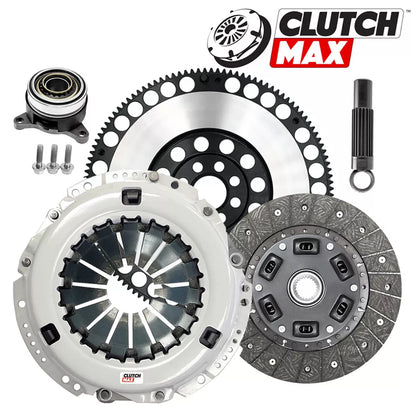 CLUTCHMAX OEM CLUTCH KIT & PERFORMANCE CHROMOLY FLYWHEEL WITH SLAVE CYLINDER BUNDLE SET [CM16087HDWS-LSF16082-CK]