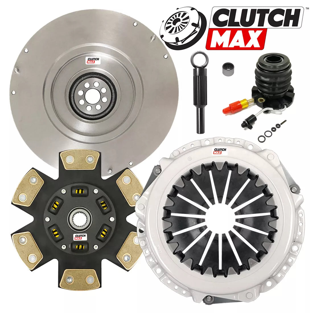 CLUTCHMAX STAGE 3 CLUTCH KIT & FLYWHEEL WITH SLAVE CYLINDER BUNDLE SET [CM07096HDCWS-FW167749-ST3]