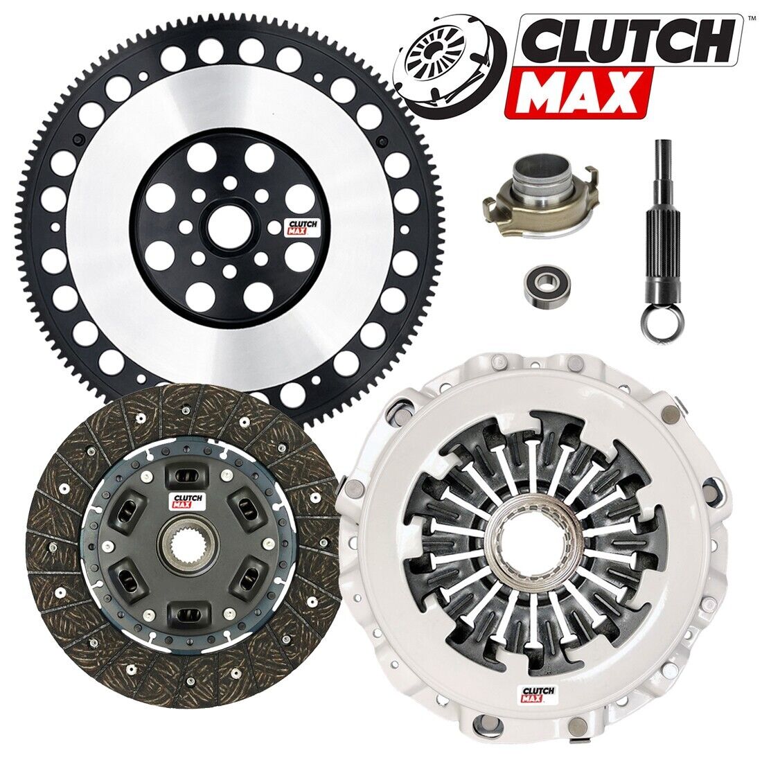 CLUTCHMAX  STAGE 2 CLUTCH KIT & PERFORMANCE CHROMOLY FLYWHEEL BUNDLE SET [CM15019HDLSF-ST2]