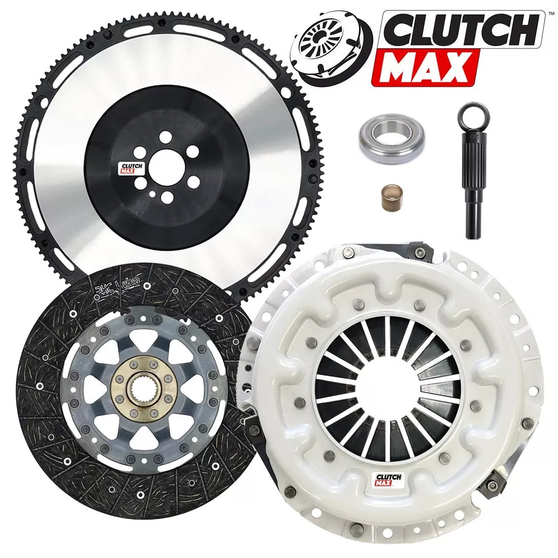 CLUTCHMAX  STAGE 2 CLUTCH KIT & PERFORMANCE CHROMOLY FLYWHEEL BUNDLE SET [CM06038HDRLSF-ST2R]