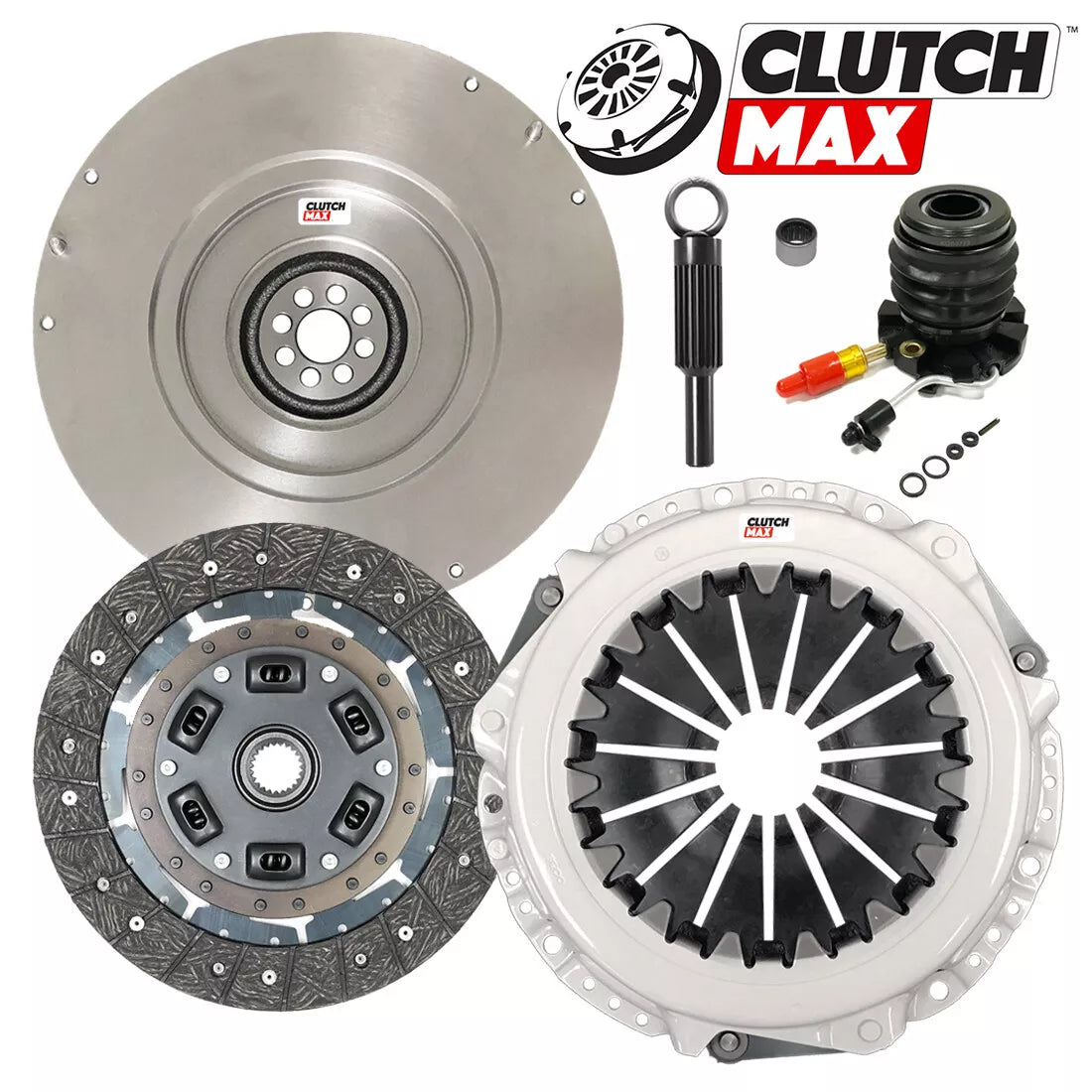 CLUTCHMAX STAGE 1 CLUTCH KIT & FLYWHEEL WITH SLAVE CYLINDER BUNDLE SET [CM07096HDWS-FW167749-ST1]