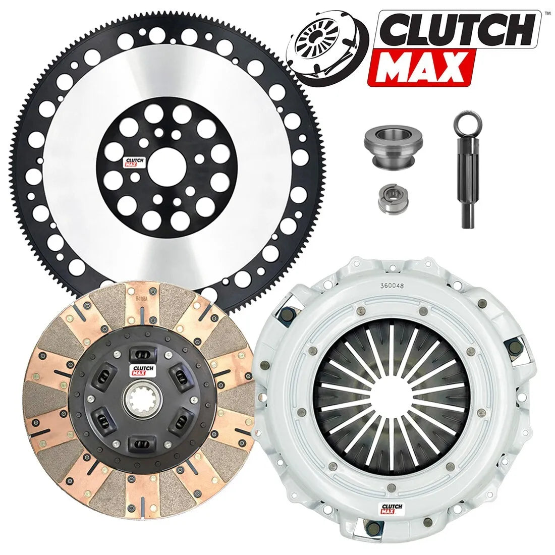 CLUTCHMAX  STAGE 3 CLUTCH KIT & PERFORMANCE CHROMOLY FLYWHEEL BUNDLE SET [CM07142DFLSF-ST3]