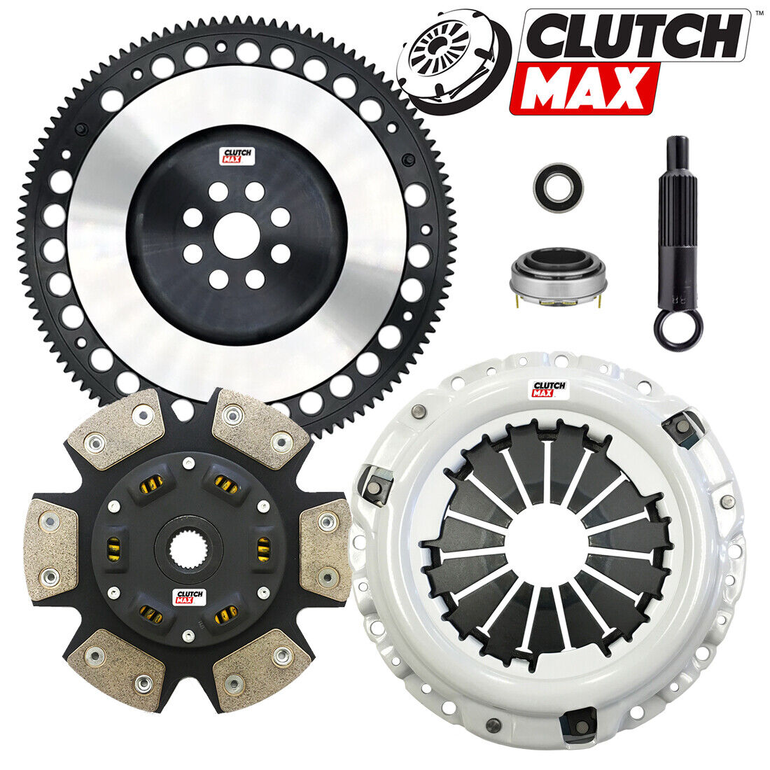 CLUTCHMAX  STAGE 4 CLUTCH KIT & PERFORMANCE CHROMOLY FLYWHEEL BUNDLE SET [CM08117HDCLSF-ST4]