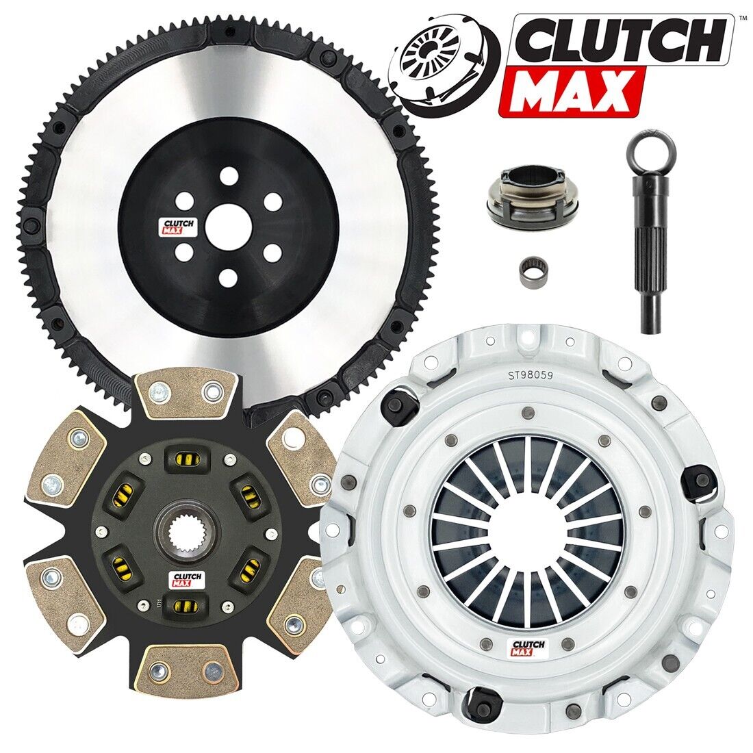 CLUTCHMAX  STAGE 3 CLUTCH KIT & PERFORMANCE CHROMOLY FLYWHEEL BUNDLE SET [CM15059HDCLSF-ST3]