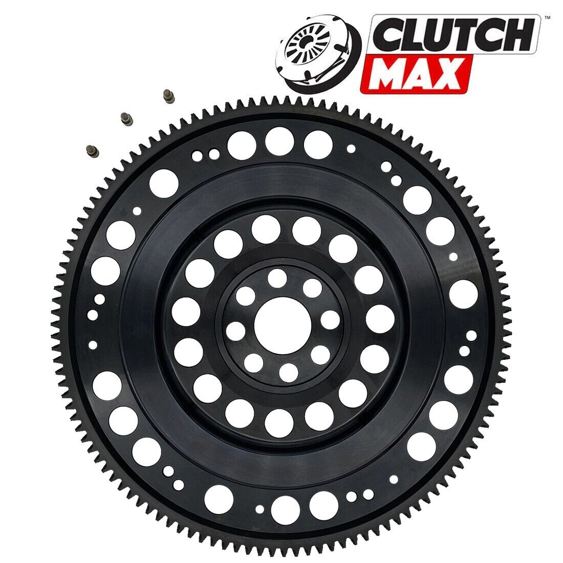 CLUTCHMAX  STAGE 2 CLUTCH KIT & PERFORMANCE CHROMOLY FLYWHEEL & FORK BUNDLE SET [CM08037HDLSF-CFP140-ST2]