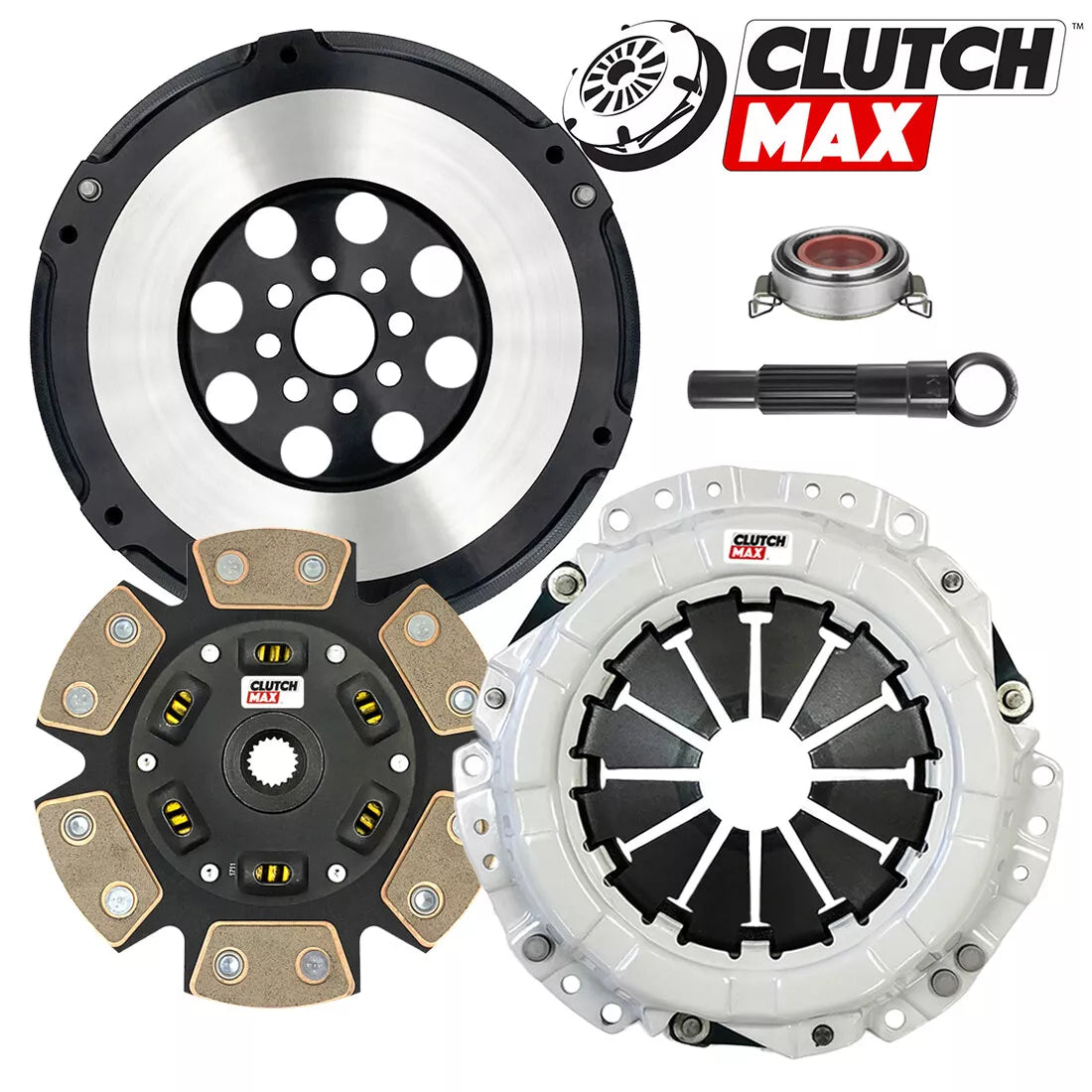 CLUTCHMAX  STAGE 3 CLUTCH KIT & PERFORMANCE CHROMOLY FLYWHEEL BUNDLE SET [CM16113HDCLSF-ST3]