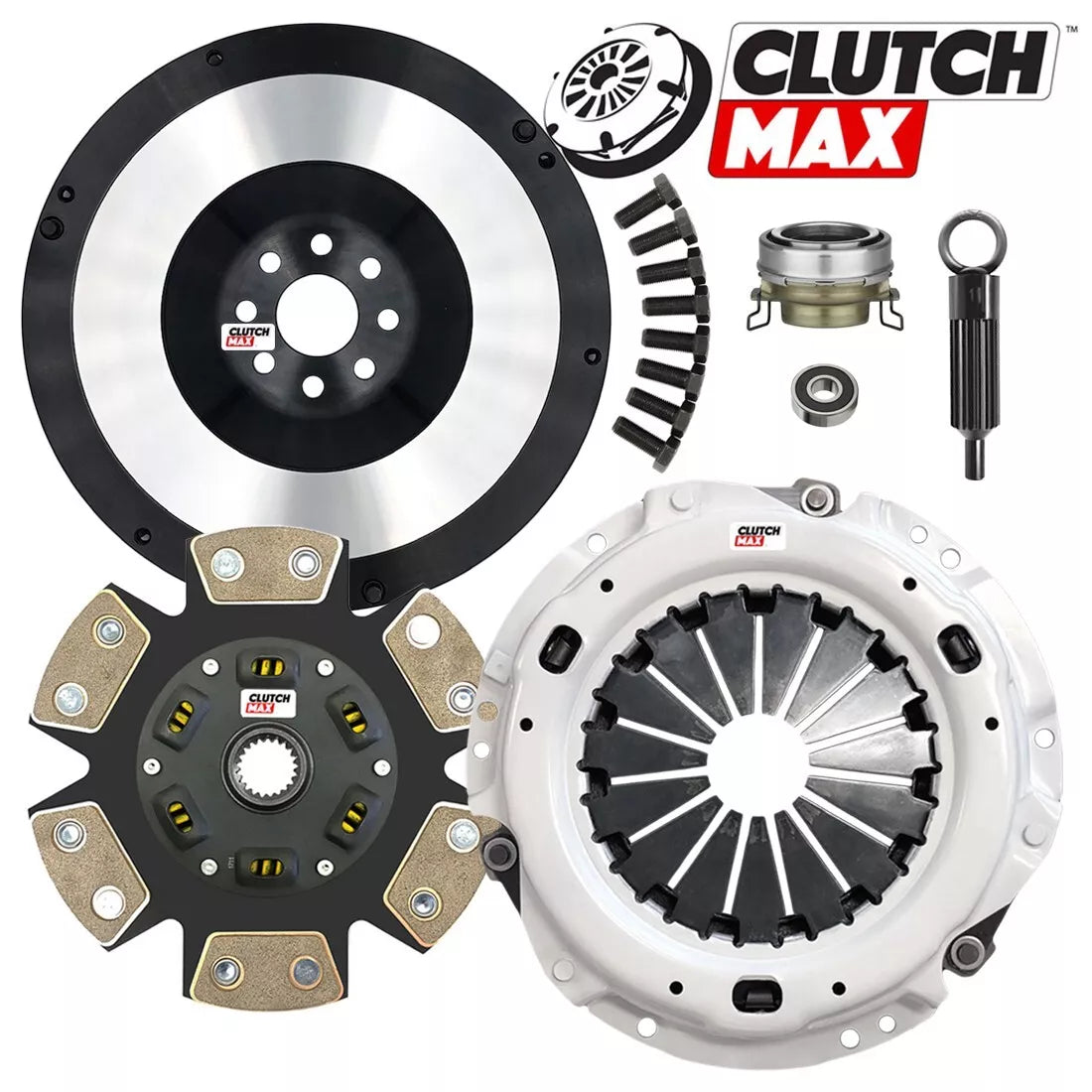 CLUTCHMAX  STAGE 3 CLUTCH KIT & PERFORMANCE CHROMOLY FLYWHEEL BUNDLE SET [CM16095HDCLSF-ST3]