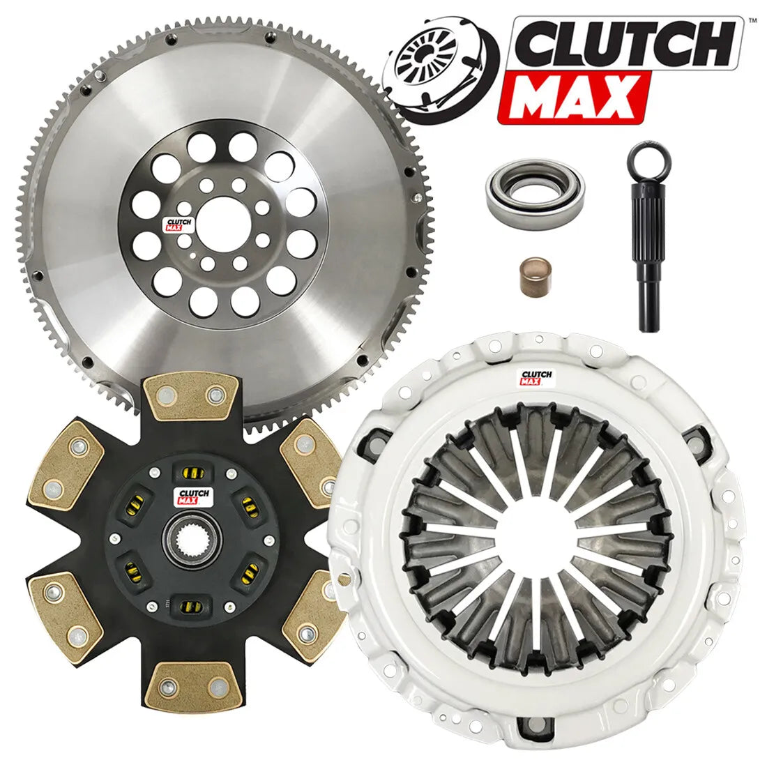 CLUTCHMAX  STAGE 3 CLUTCH KIT & PERFORMANCE CHROMOLY FLYWHEEL BUNDLE SET [CM06072HDCLSF-ST3]