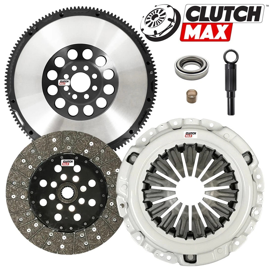 CLUTCHMAX  STAGE 2 CLUTCH KIT & PERFORMANCE CHROMOLY FLYWHEEL BUNDLE SET [CM06072HDRLSF-ST2R]