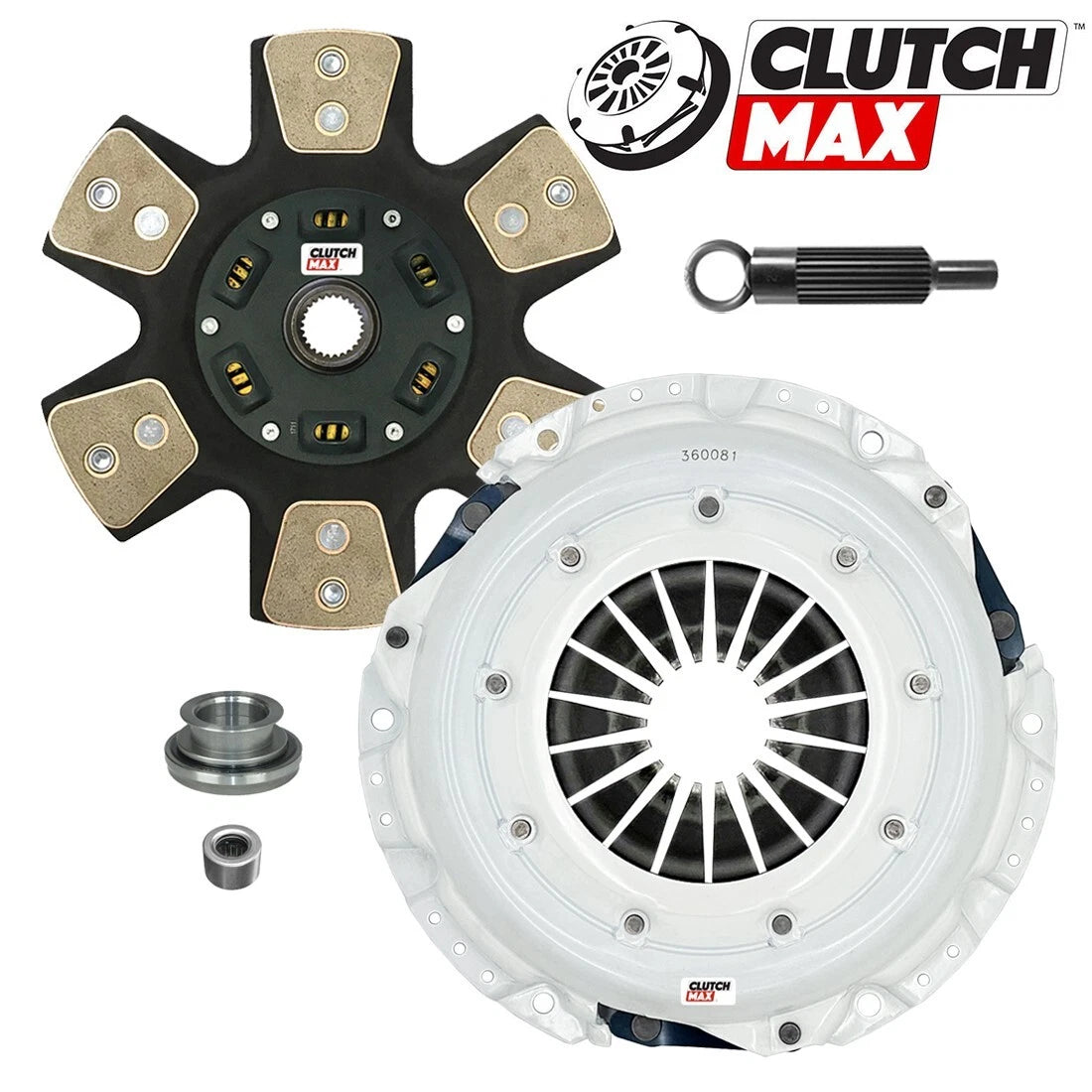 CLUTCHMAX STAGE 4 CLUTCH KIT & FLYWHEEL BUNDLE SET [CM04504HDC-FW167976-ST4]
