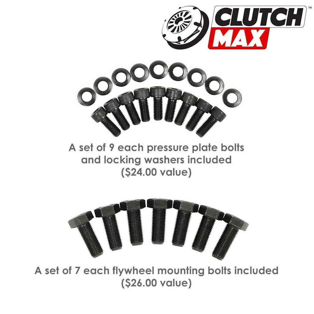 CLUTCHMAX STAGE 2 CLUTCH KIT & PERFORMANCE CHROMOLY FLYWHEEL BU...