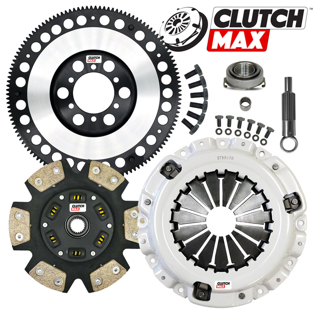 CLUTCHMAX  STAGE 3 CLUTCH KIT & PERFORMANCE CHROMOLY FLYWHEEL BUNDLE SET [CM10037HDCLSF-ST3]