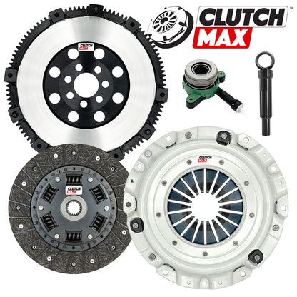 CLUTCHMAX  STAGE 2 CLUTCH KIT & PERFORMANCE CHROMOLY FLYWHEEL WITH SLAVE CYLINDER BUNDLE SET [CM05012HDWS-LSF05012-ST2]