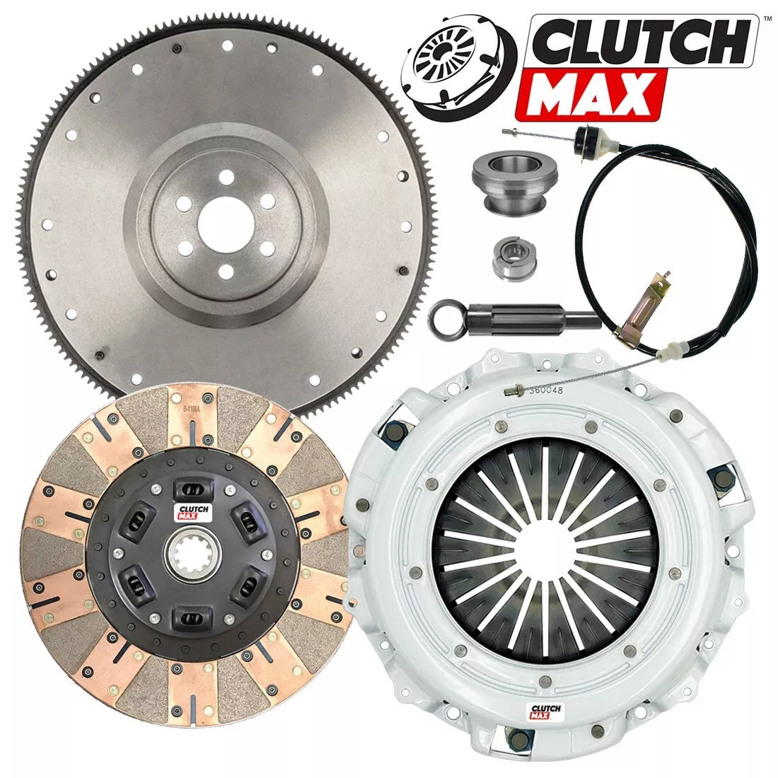 CLUTCHMAX  STAGE 3 CLUTCH KIT & FLYWHEEL BUNDLE SET [CM07042DFWC-FW167711-ST3]