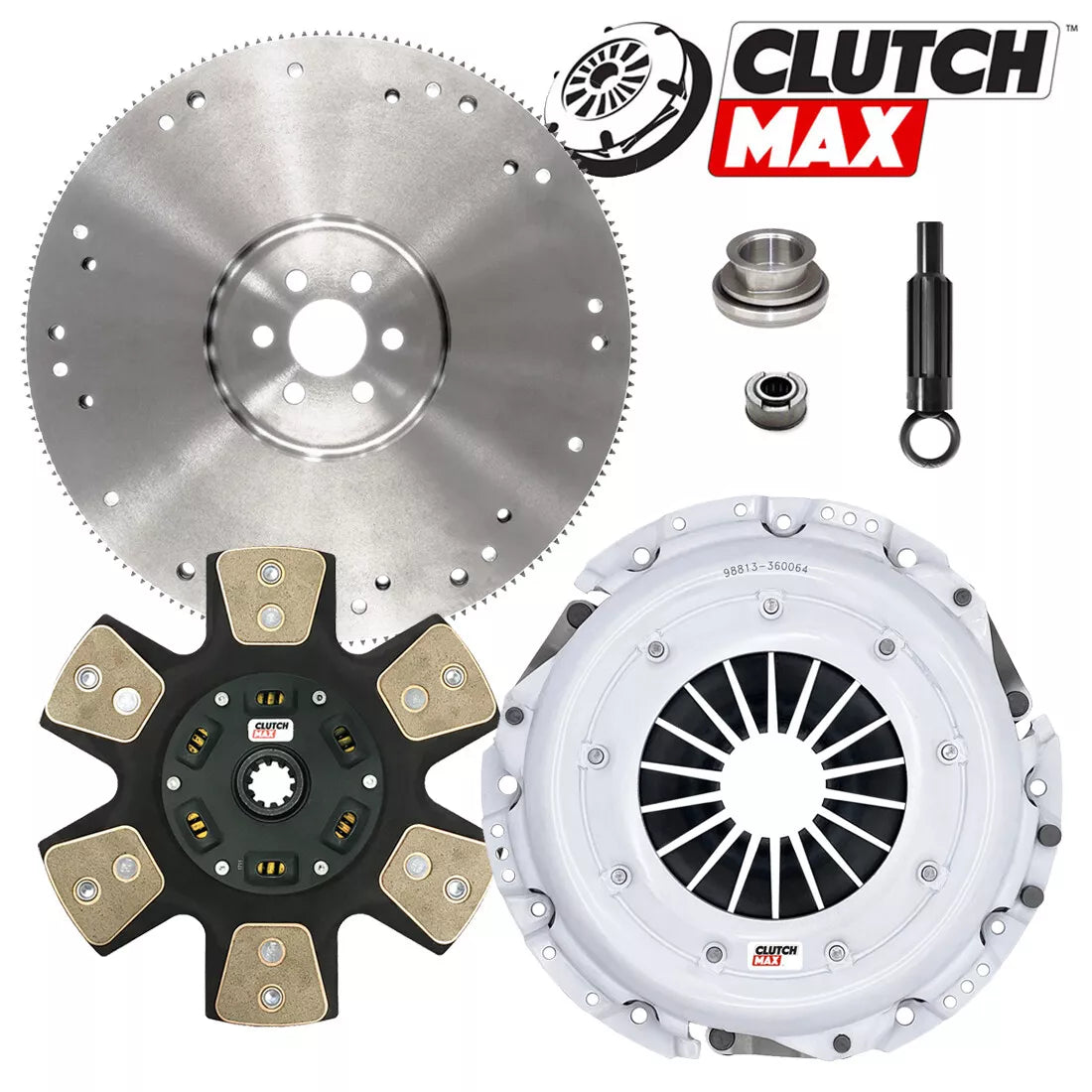 CLUTCHMAX  STAGE 4 CLUTCH KIT & FLYWHEEL BUNDLE SET [CM07032HDC-FW167710-ST4]