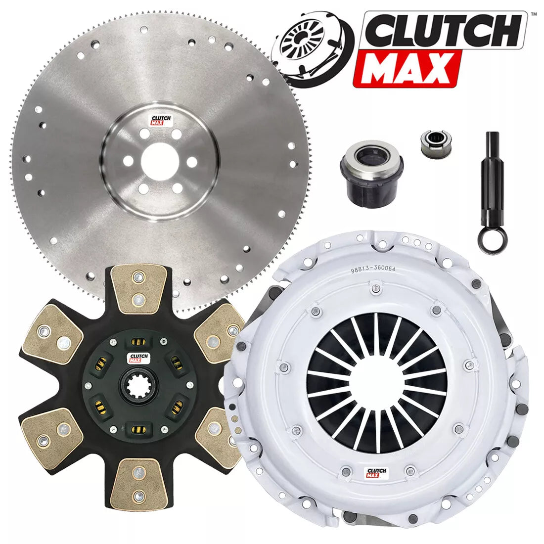 CLUTCHMAX  STAGE 4 CLUTCH KIT & FLYWHEEL BUNDLE SET [CM07057HDC-FW167934-ST4]