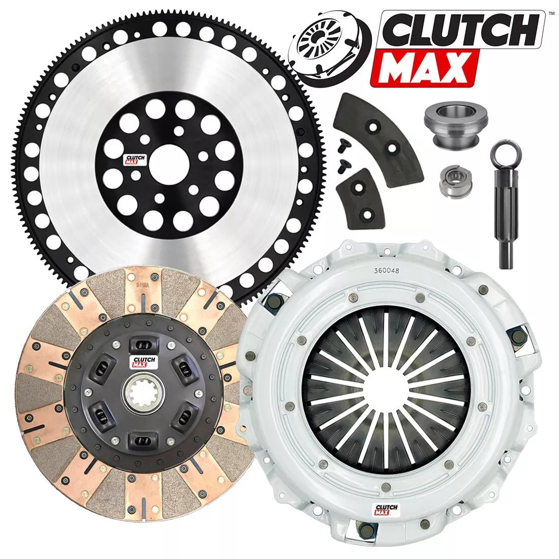 CLUTCHMAX  STAGE 3 CLUTCH KIT & PERFORMANCE CHROMOLY FLYWHEEL BUNDLE SET [CM07042DFLSF-ST3]