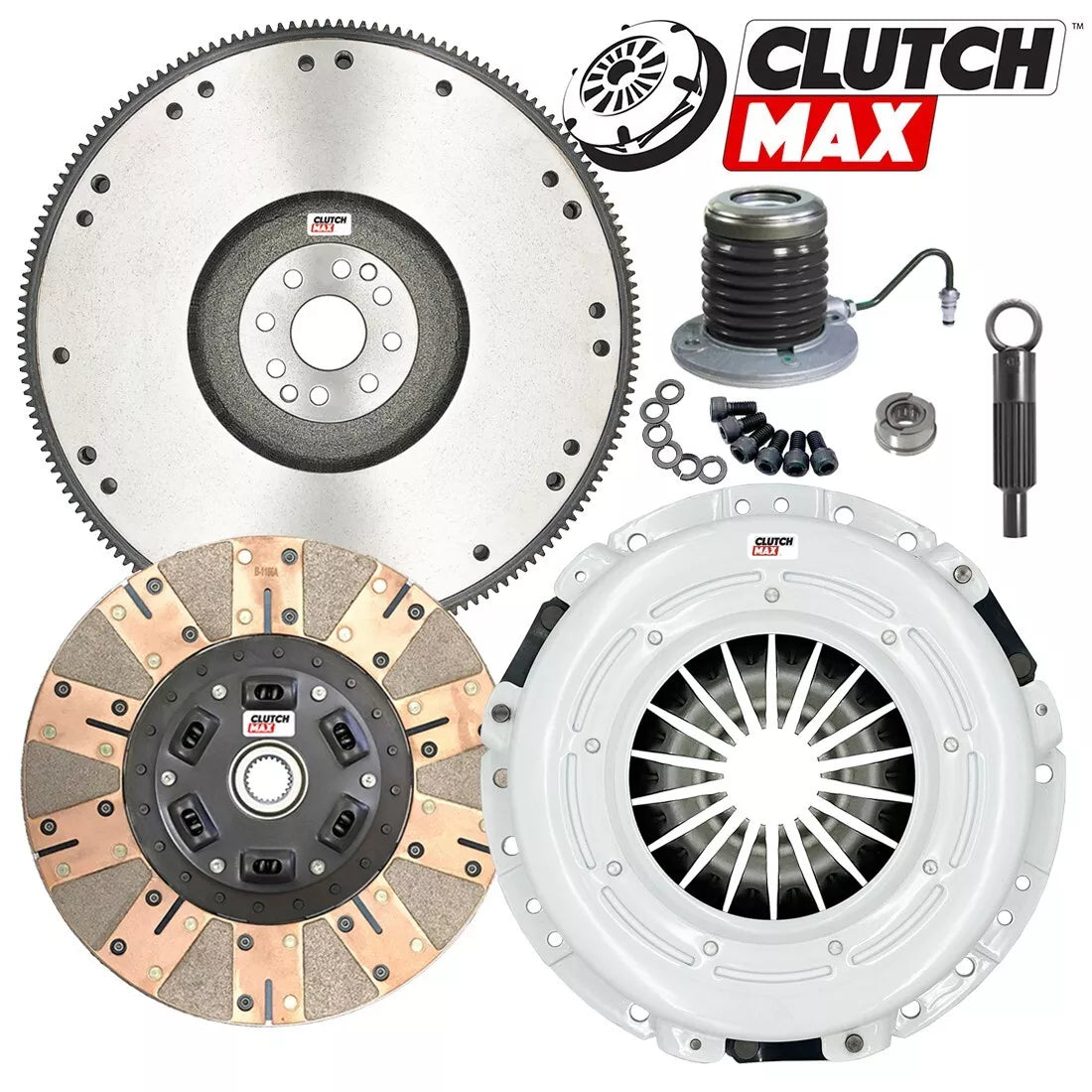 CLUTCHMAX  STAGE 3 CLUTCH KIT & FLYWHEEL WITH SLAVE CYLINDER BUNDLE SET [CM07809DFWS-FW167751-ST3]