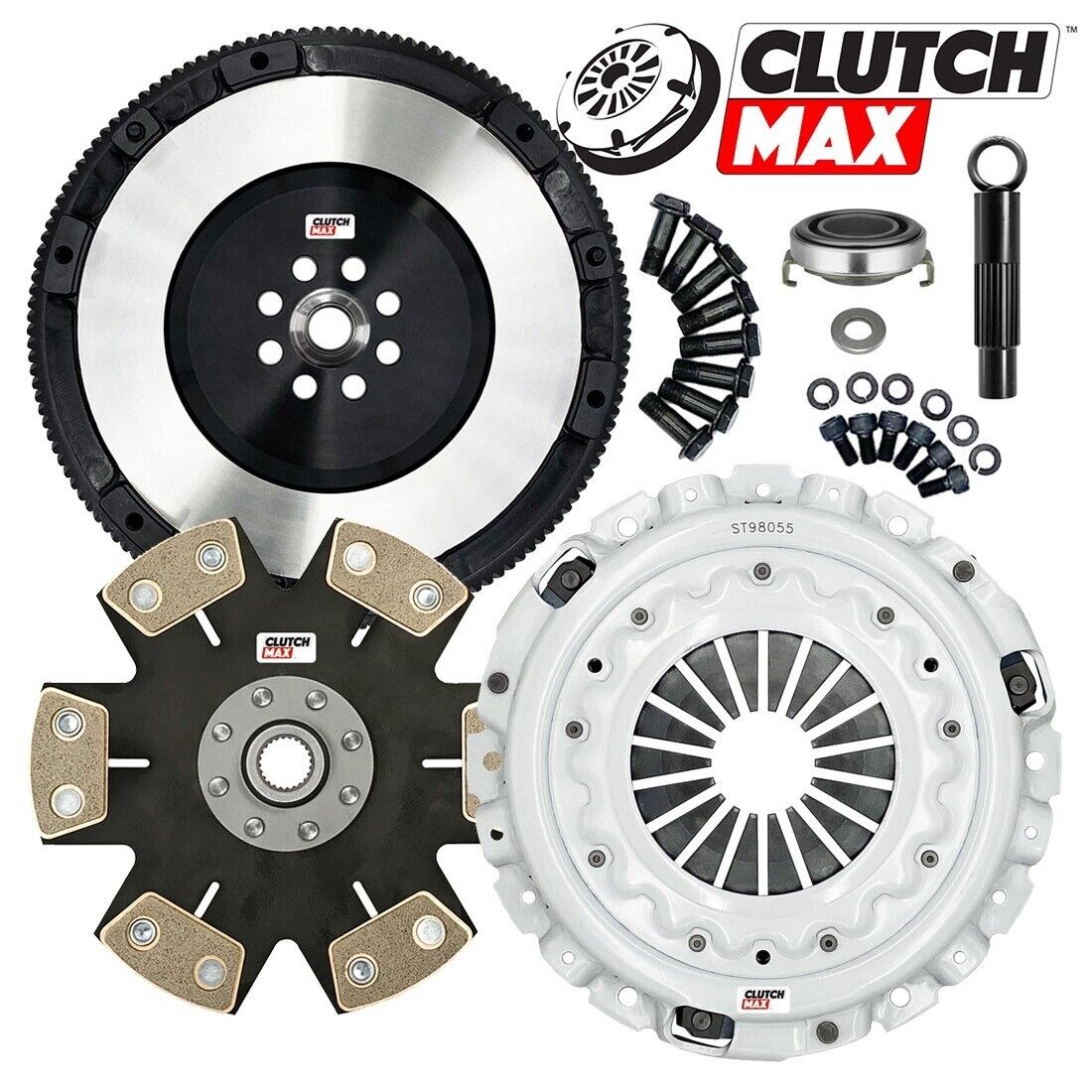 CLUTCHMAX  STAGE 4 CLUTCH KIT & PERFORMANCE CHROMOLY FLYWHEEL BUNDLE SET [CM08819HDDLSF-ST4]