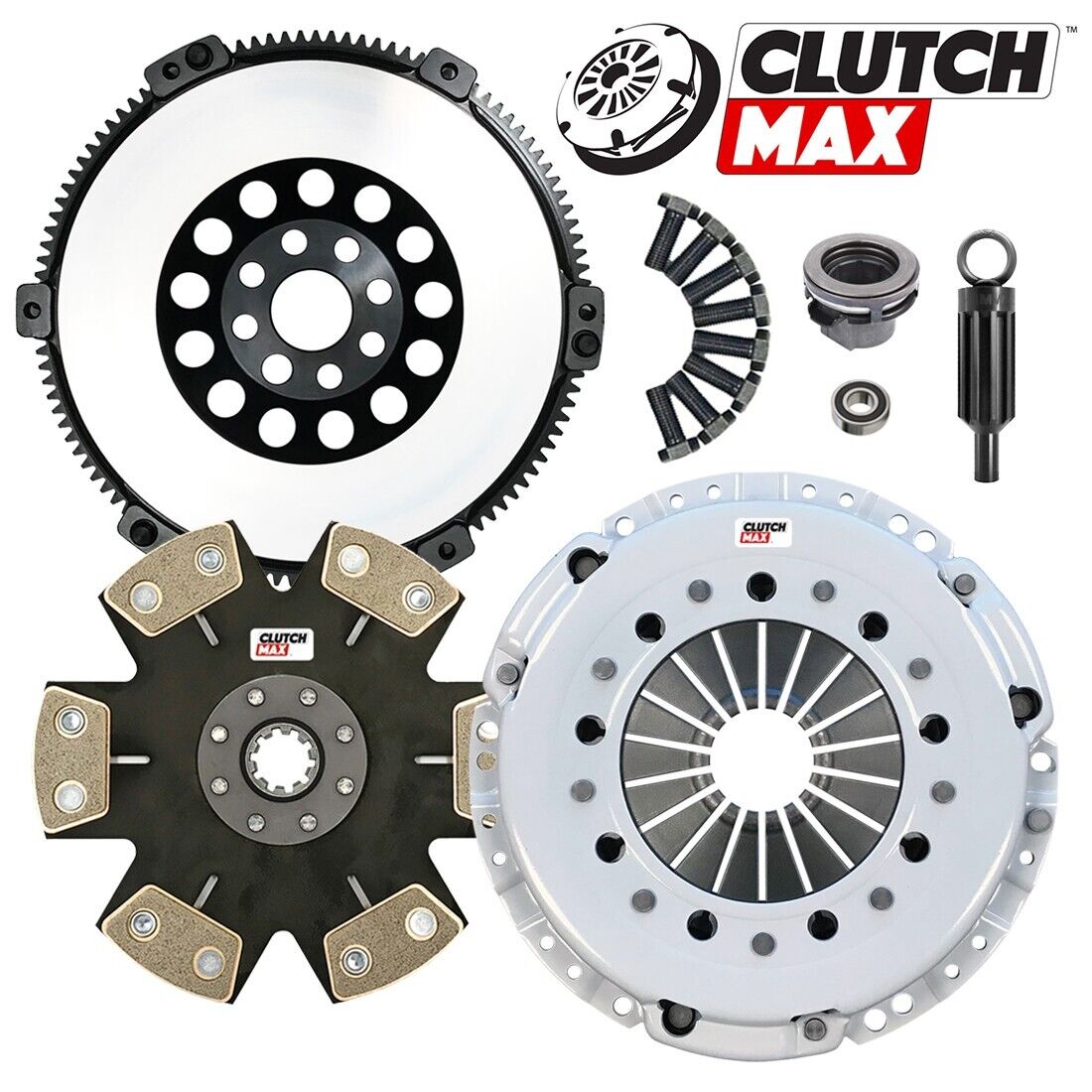 CLUTCHMAX  STAGE 5 CLUTCH KIT & PERFORMANCE CHROMOLY FLYWHEEL BUNDLE SET [CM03054HDDLSF-ST5]