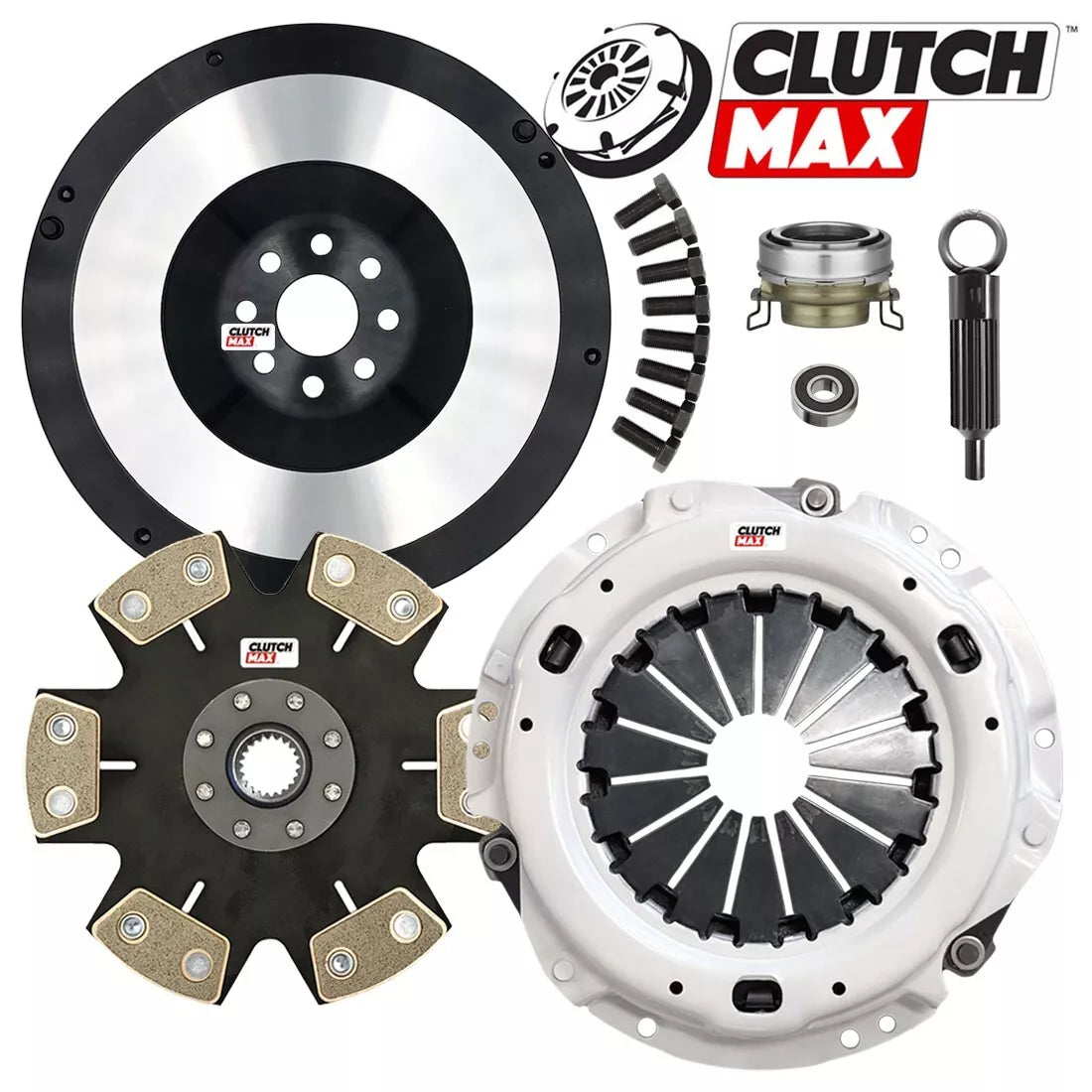 CLUTCHMAX  STAGE 4 CLUTCH KIT & PERFORMANCE CHROMOLY FLYWHEEL BUNDLE SET [CM16095HDDLSF-ST4]