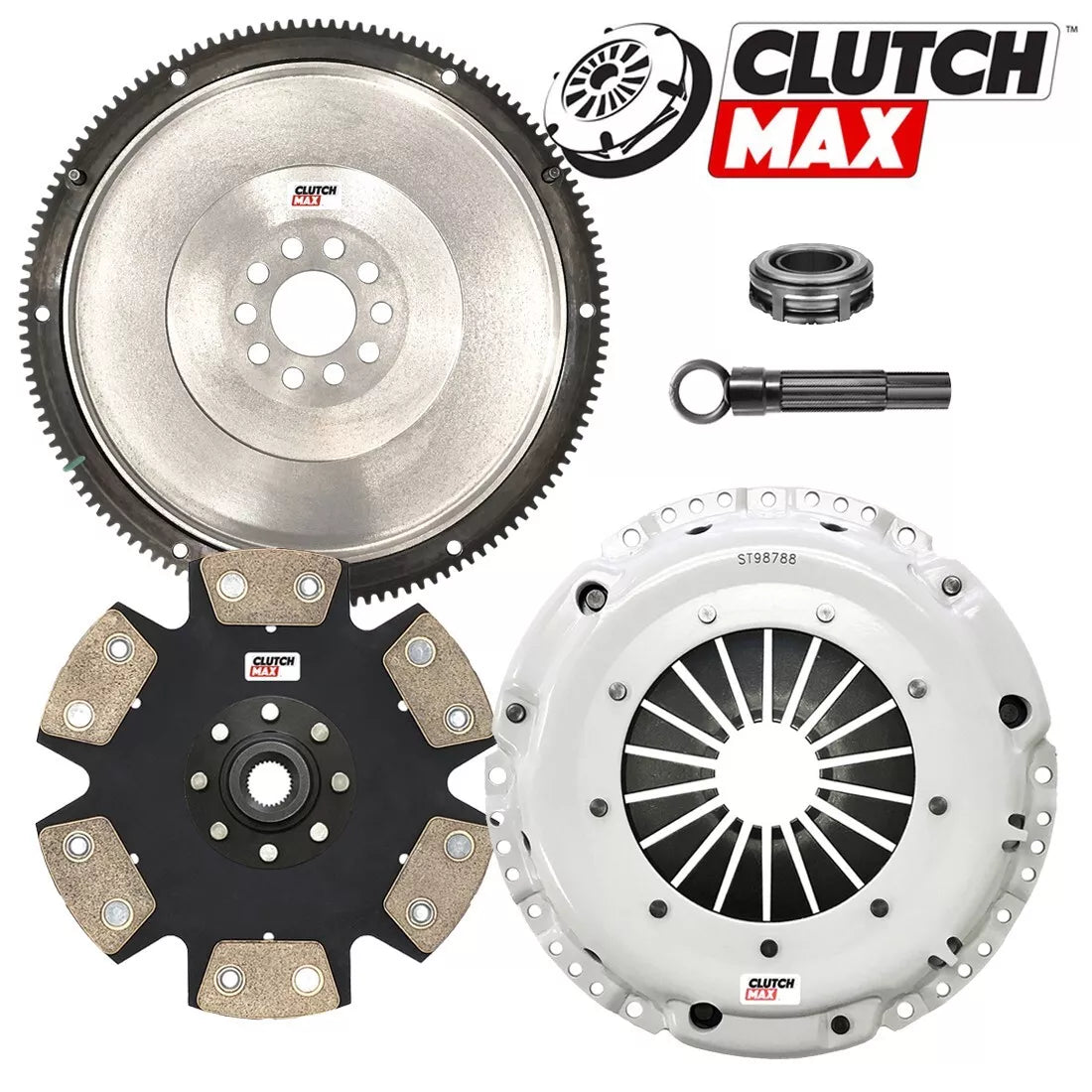 CLUTCHMAX  STAGE 4 CLUTCH KIT & FLYWHEEL BUNDLE SET [CM17036HDDFW-ST4]