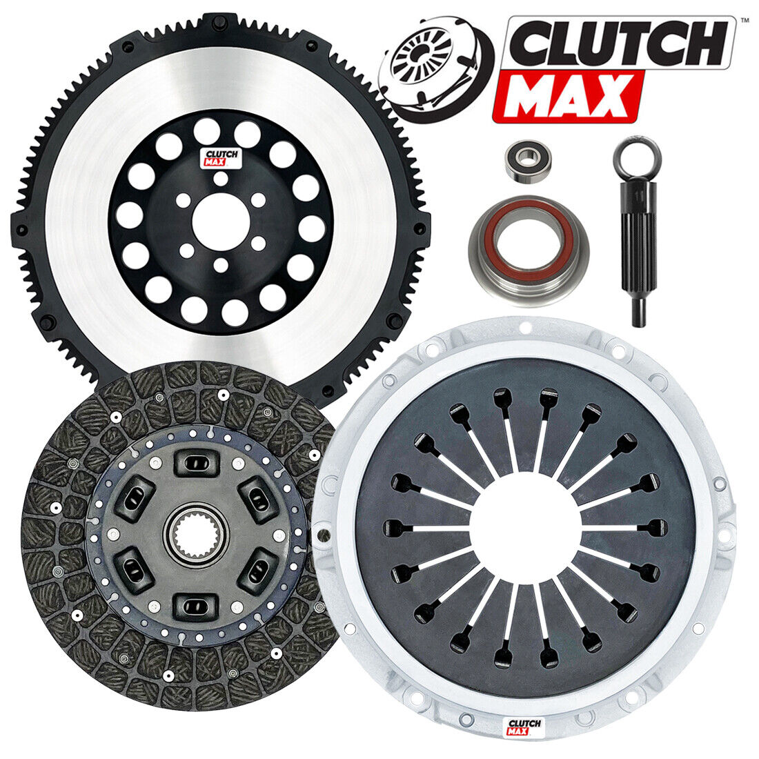 CLUTCHMAX  STAGE 2 CLUTCH KIT & PERFORMANCE CHROMOLY FLYWHEEL BUNDLE SET [CM16063HDLSF-ST2]