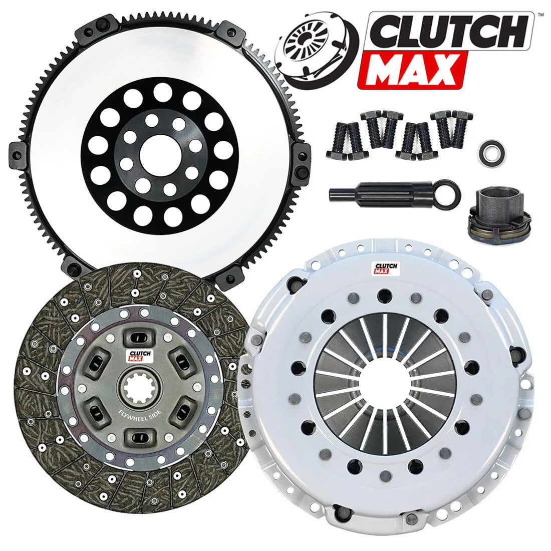 CLUTCHMAX STAGE 2 CLUTCH KIT & PERFORMANCE CHROMOLY FLYWHEEL BUNDLE SET [CM03007HDLSF-ST2]