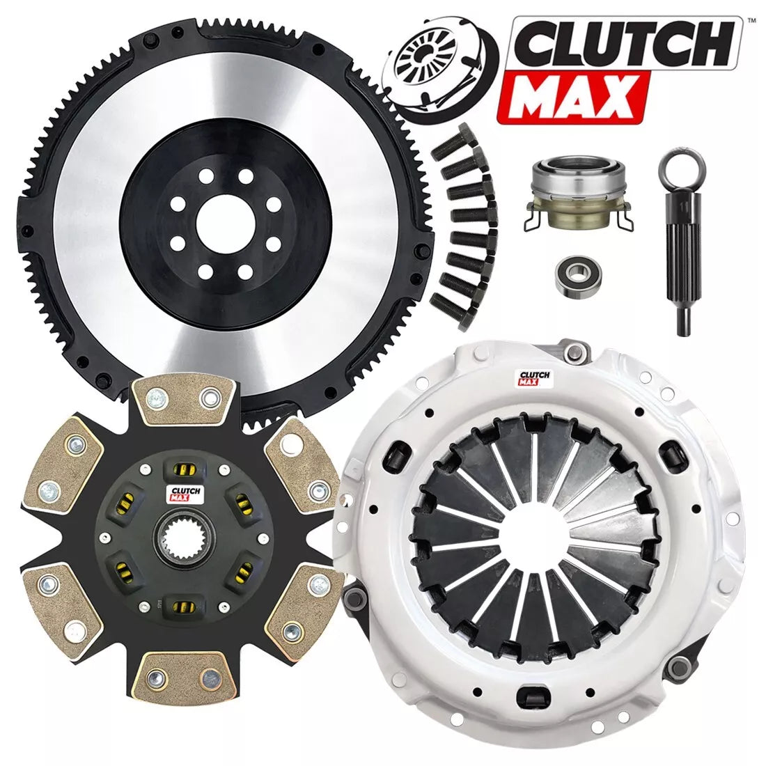 CLUTCHMAX  STAGE 3 CLUTCH KIT & PERFORMANCE CHROMOLY FLYWHEEL BUNDLE SET [CM16085HDCLSF-ST3]