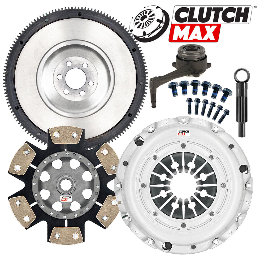 CLUTCHMAX  STAGE 4 CLUTCH KIT & FLYWHEEL WITH SLAVE CYLINDER BUNDLE SET [CM02157HDDWSFW-ST4]