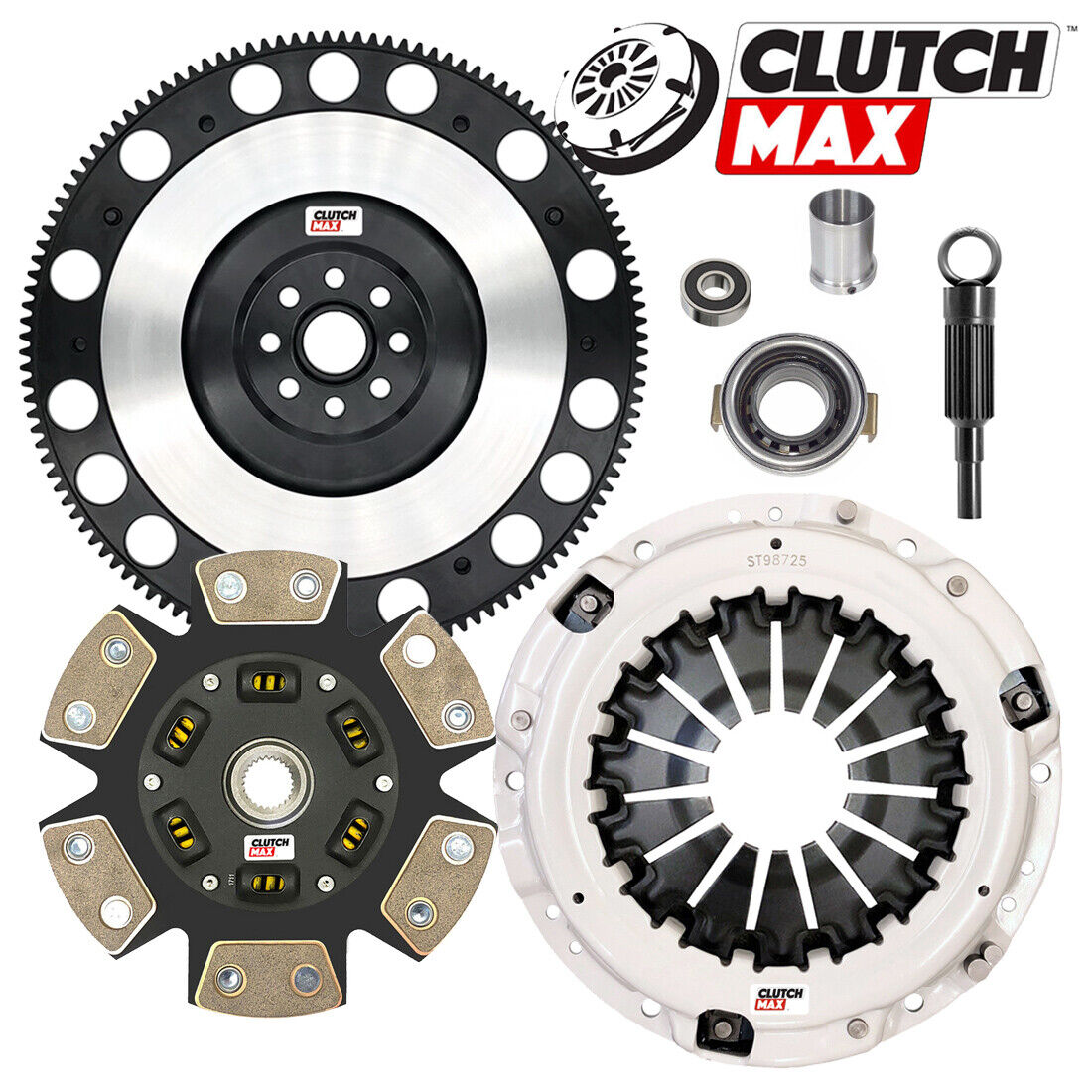 CLUTCHMAX  STAGE 3 CLUTCH KIT & PERFORMANCE CHROMOLY FLYWHEEL BUNDLE SET [CM15126HDCLSF-ST3]