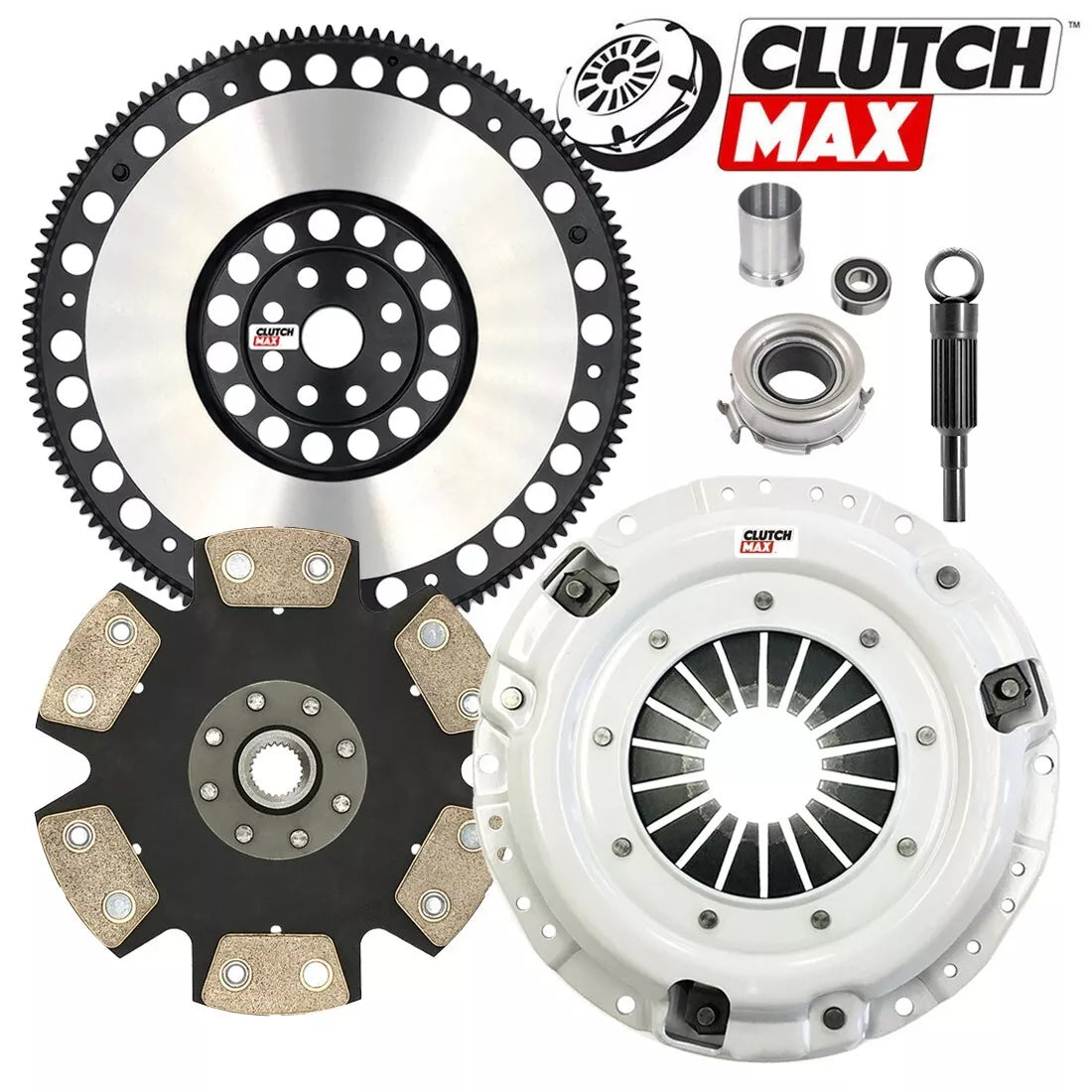 CLUTCHMAX  STAGE 4 CLUTCH KIT & PERFORMANCE CHROMOLY FLYWHEEL BUNDLE SET [CM15110HDDLSF-ST4]