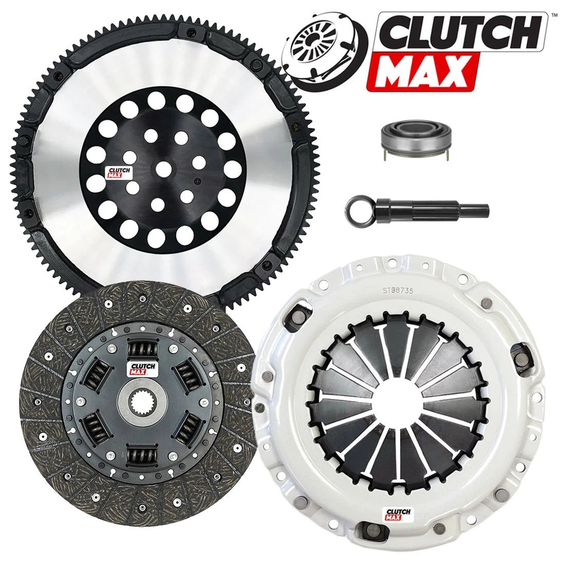 CLUTCHMAX  STAGE 2 CLUTCH KIT & PERFORMANCE CHROMOLY FLYWHEEL BUNDLE SET [CM05048HDLSF7-ST2]