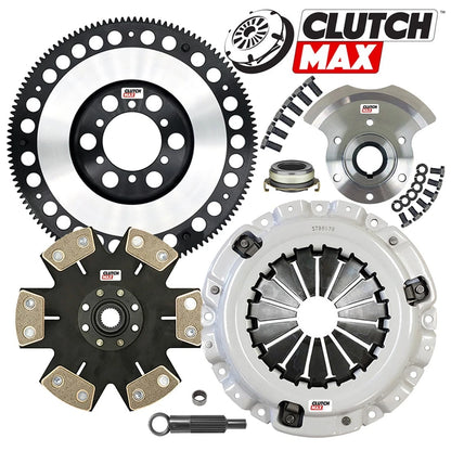 CLUTCHMAX  STAGE 5 CLUTCH KIT & PERFORMANCE CHROMOLY FLYWHEEL COUNTER WEIGHT BUNDLE SET [CM10061HDDLSF-CW-03-ST5]