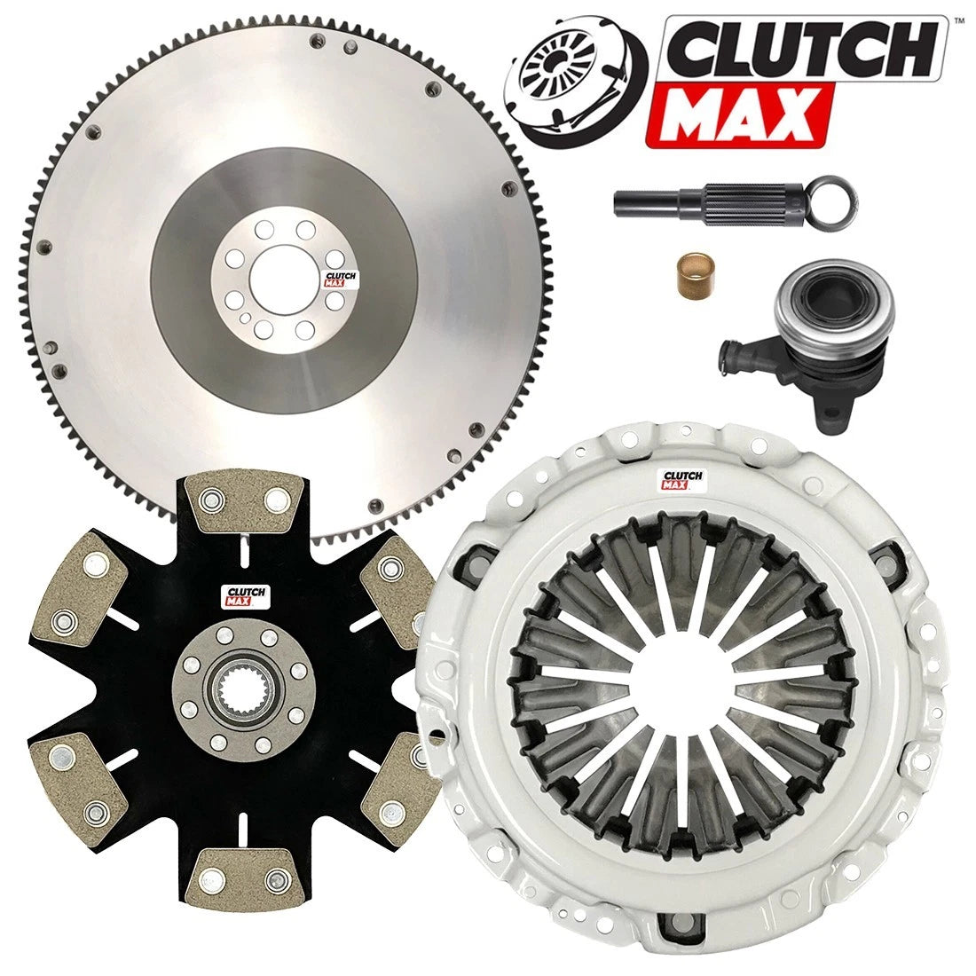 CLUTCHMAX STAGE 4 CLUTCH KIT & FLYWHEEL BUNDLE SET [CM06082HDDWS-FW167332-ST4]