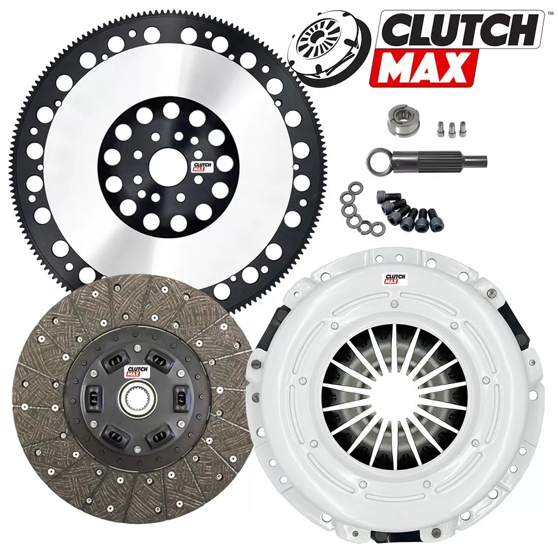 CLUTCHMAX STAGE 1 CLUTCH KIT & PERFORMANCE CHROMOLY FLYWHEEL BUNDLE SET [CM07809HD-LSF07809-ST1]