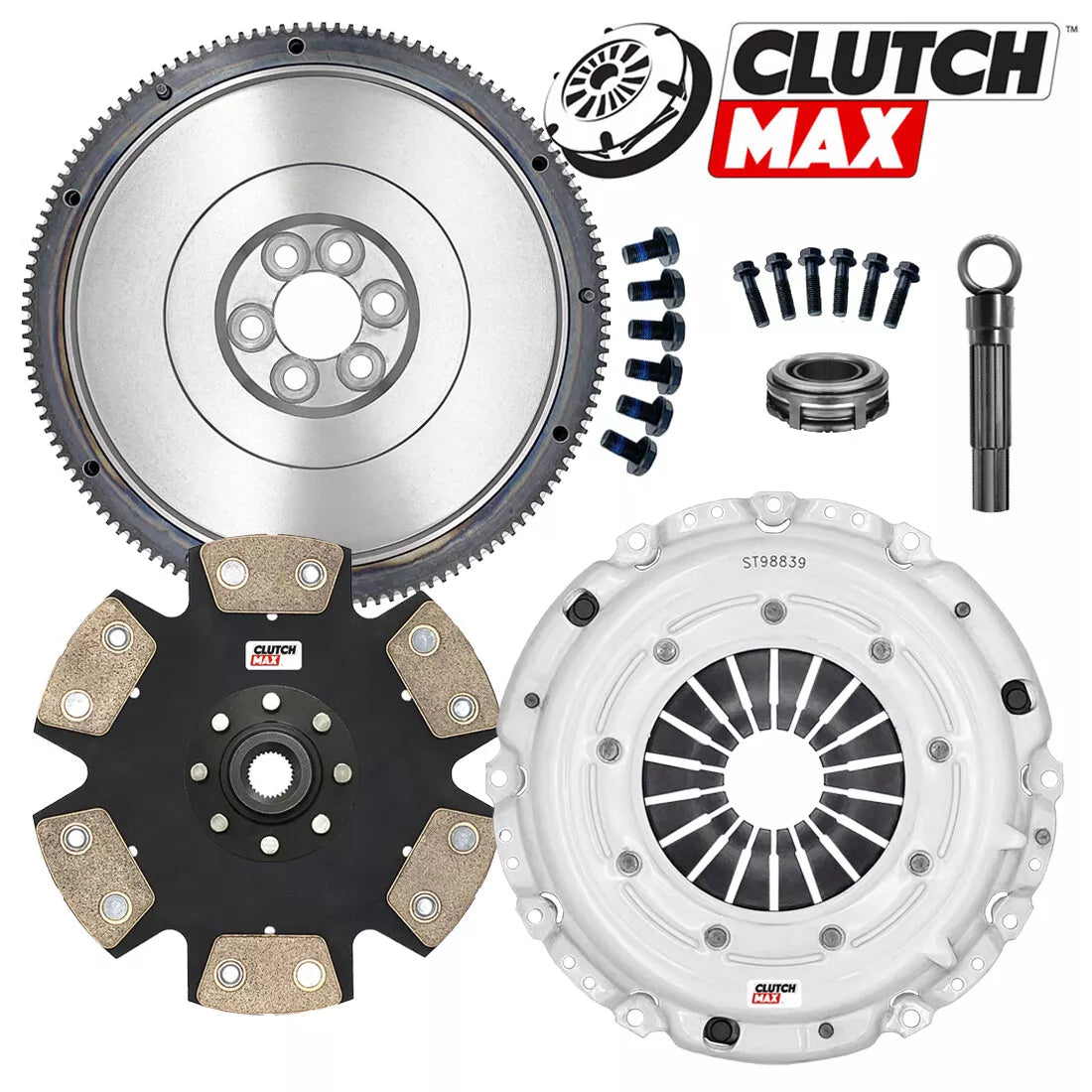 CLUTCHMAX  STAGE 4 CLUTCH KIT & FLYWHEEL BUNDLE SET [CM17165HDDFW-ST4]