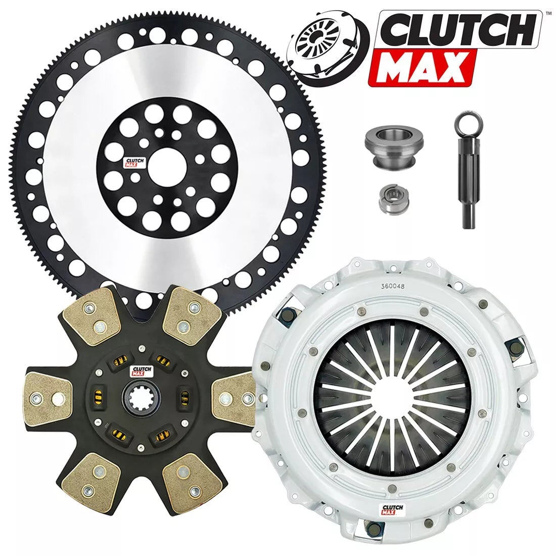 CLUTCHMAX  STAGE 4 CLUTCH KIT & PERFORMANCE CHROMOLY FLYWHEEL BUNDLE SET [CM07142HDCLSF-ST4]