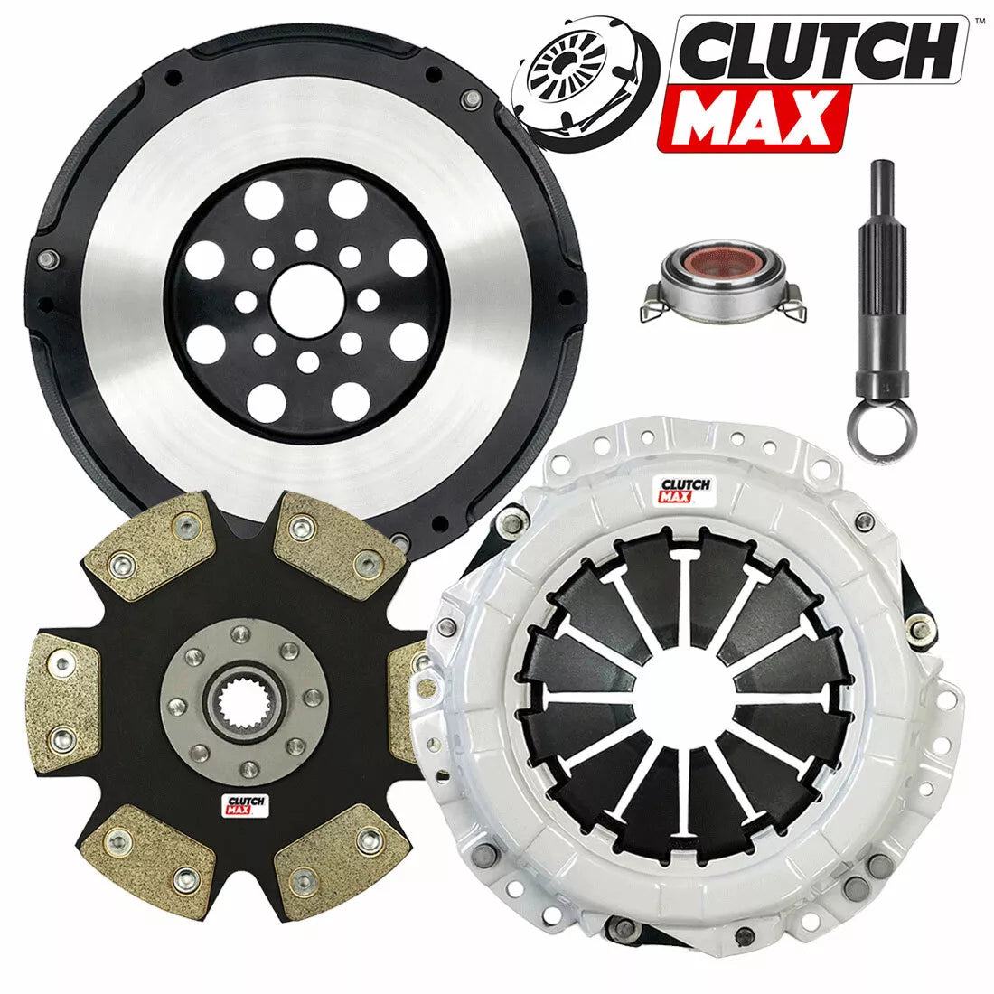 CLUTCHMAX  STAGE 4 CLUTCH KIT & PERFORMANCE CHROMOLY FLYWHEEL BUNDLE SET [CM16088HDDLSF-ST4]