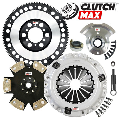 CLUTCHMAX  STAGE 4 CLUTCH KIT & PERFORMANCE CHROMOLY FLYWHEEL COUNTER WEIGHT BUNDLE SET [CM10061HDDLSF-CW-03-ST4]