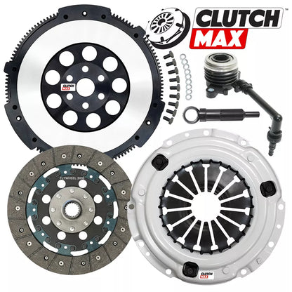 CLUTCHMAX  STAGE 1 CLUTCH KIT & PERFORMANCE CHROMOLY FLYWHEEL WITH SLAVE CYLINDER BUNDLE SET [CM06055HDRWS-LSF06055-ST1]