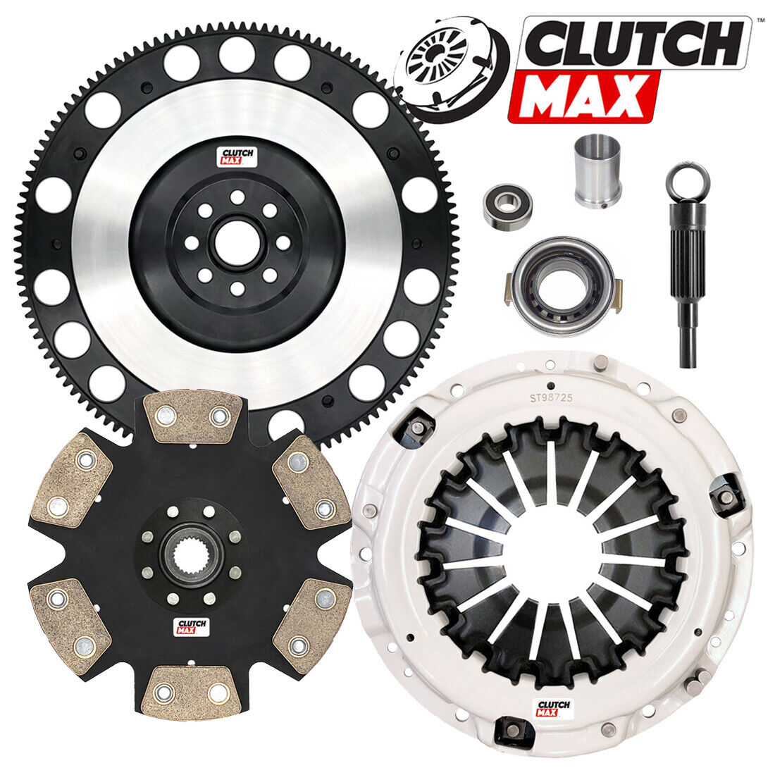 CLUTCHMAX  STAGE 4 CLUTCH KIT & PERFORMANCE CHROMOLY FLYWHEEL BUNDLE SET [CM15126HDDLSF-ST4]