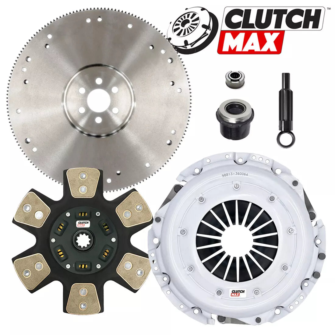 CLUTCHMAX  STAGE 4 CLUTCH KIT & FLYWHEEL BUNDLE SET [CM07057HDC-FW167935-ST4]