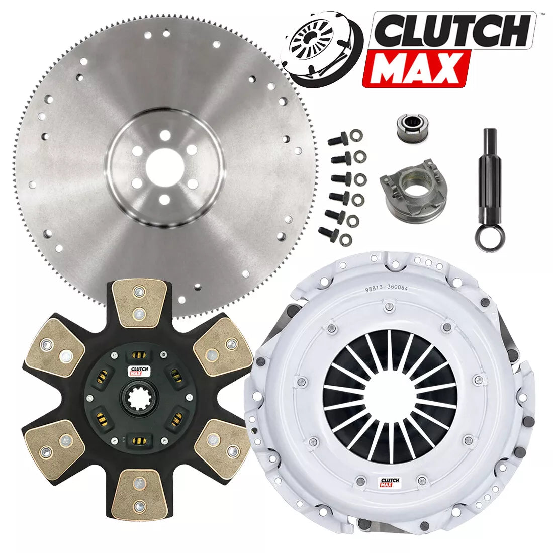 CLUTCHMAX  STAGE 4 CLUTCH KIT & FLYWHEEL BUNDLE SET [CM07015HDC-FW167935-ST4]