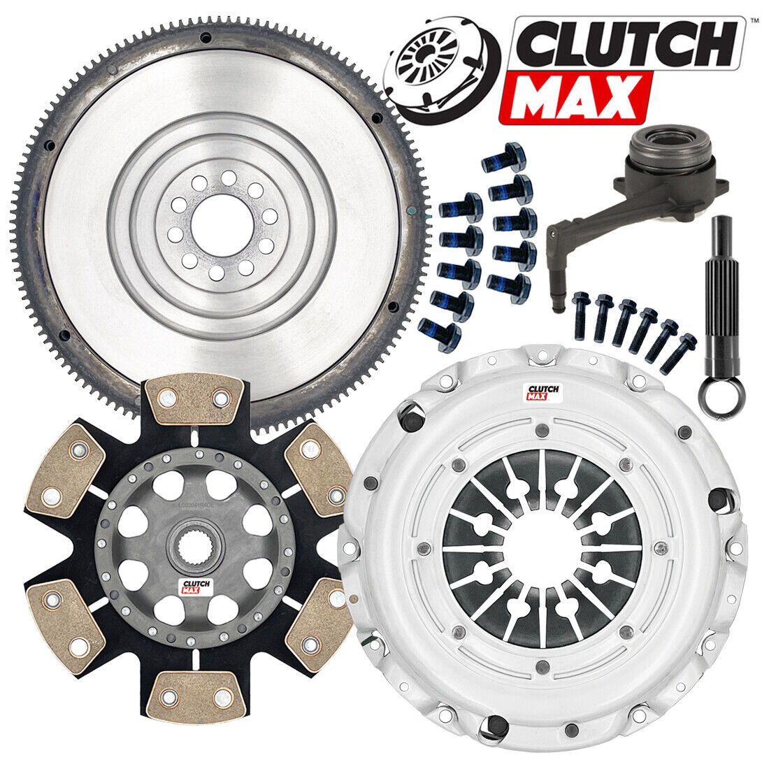 CLUTCHMAX  STAGE 4 CLUTCH KIT & FLYWHEEL WITH SLAVE CYLINDER BUNDLE SET [CM02217HDDWSFW-ST4]