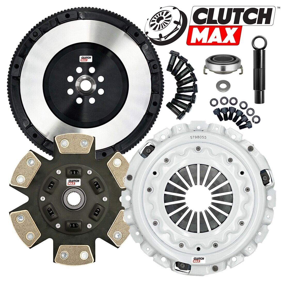 CLUTCHMAX  STAGE 3 CLUTCH KIT & PERFORMANCE CHROMOLY FLYWHEEL BUNDLE SET [CM08819HDCLSF-ST3]