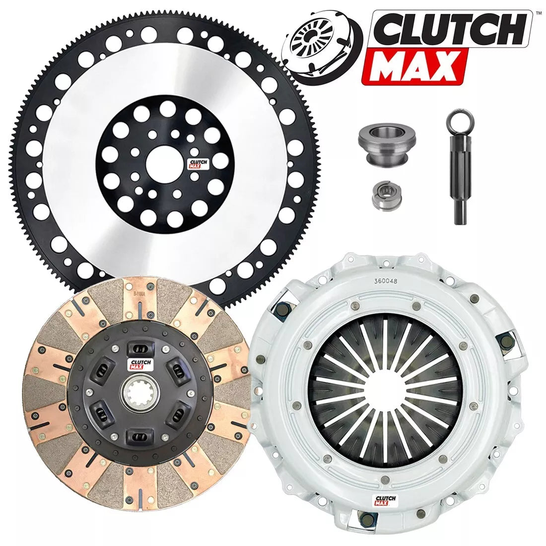 CLUTCHMAX  STAGE 3 CLUTCH KIT & PERFORMANCE CHROMOLY FLYWHEEL BUNDLE SET [CM07242DFLSF-ST3]